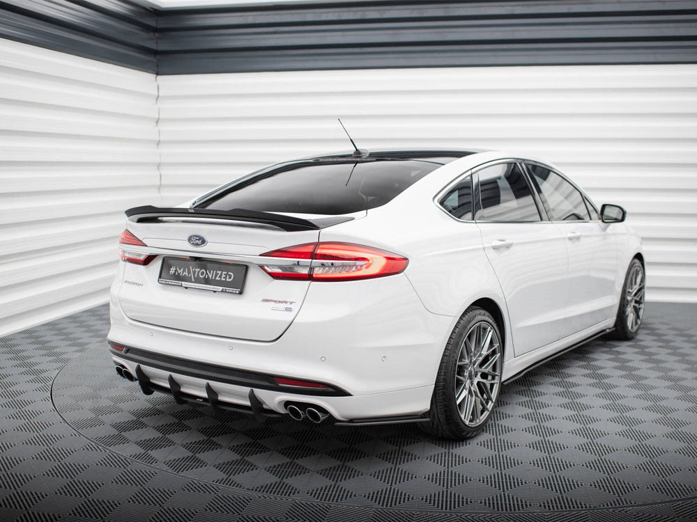 Street Pro Rear Side Splitters compatible with Ford Mondeo Sport Mk5 Facelift / Fusion Sport Mk2 Facelift