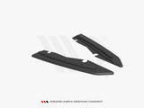 Street Pro Rear Side Splitters compatible with Ford Mondeo Sport Mk5 Facelift / Fusion Sport Mk2 Facelift