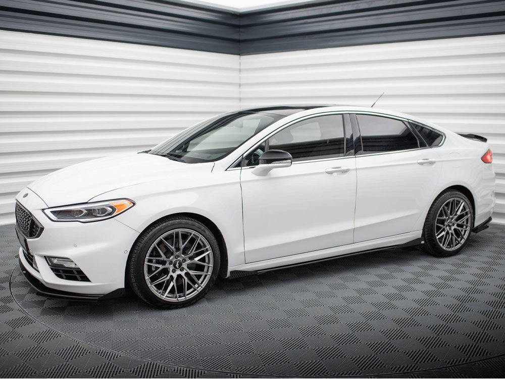 Street PRO Side Skirts Diffusers + Flaps compatible with Ford Mondeo Sport Mk5 Facelift / Fusion Sport Mk2 Facelift