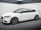Street PRO Side Skirts Diffusers + Flaps compatible with Ford Mondeo Sport Mk5 Facelift / Fusion Sport Mk2 Facelift