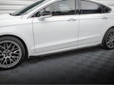 Street PRO Side Skirts Diffusers + Flaps compatible with Ford Mondeo Sport Mk5 Facelift / Fusion Sport Mk2 Facelift