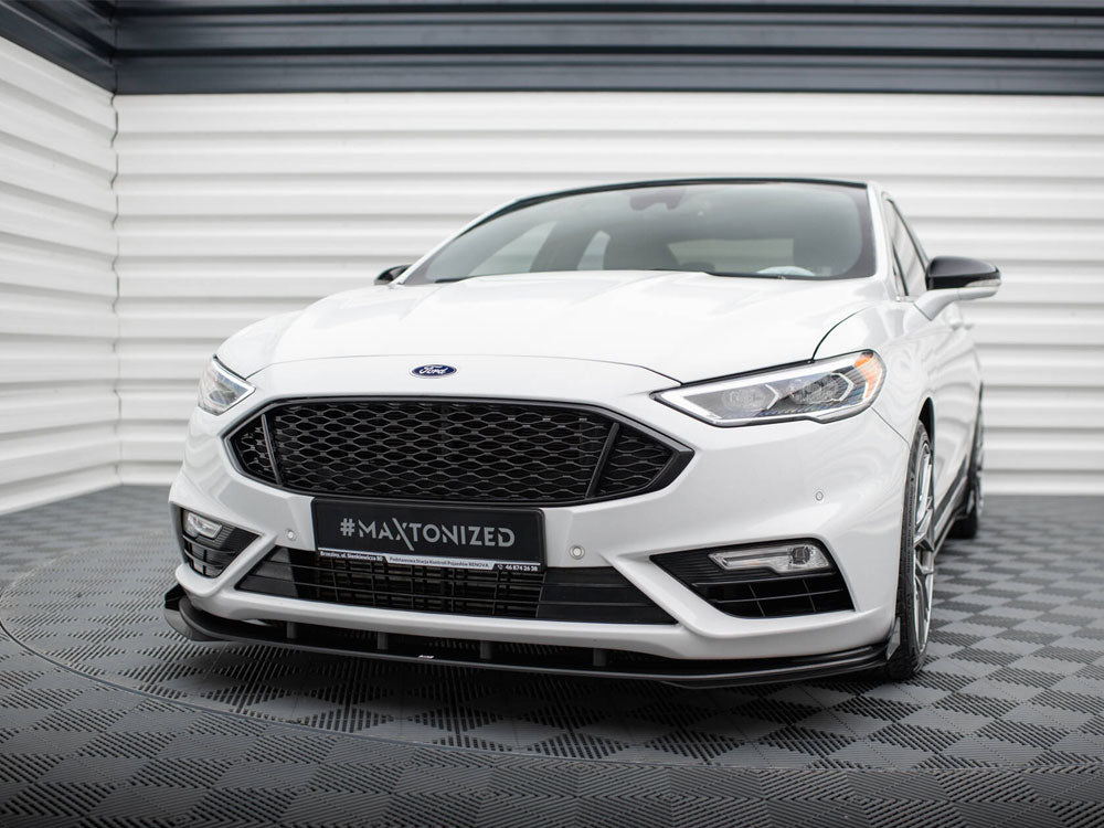 Street PRO Front Splitter + Flaps compatible with Ford Mondeo Sport Mk5 Facelift / Fusion Sport Mk2 Facelift