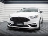 Street PRO Front Splitter + Flaps compatible with Ford Mondeo Sport Mk5 Facelift / Fusion Sport Mk2 Facelift