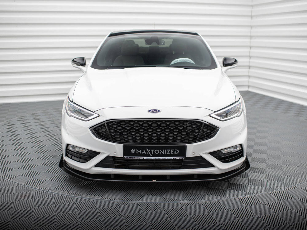 Street PRO Front Splitter + Flaps compatible with Ford Mondeo Sport Mk5 Facelift / Fusion Sport Mk2 Facelift