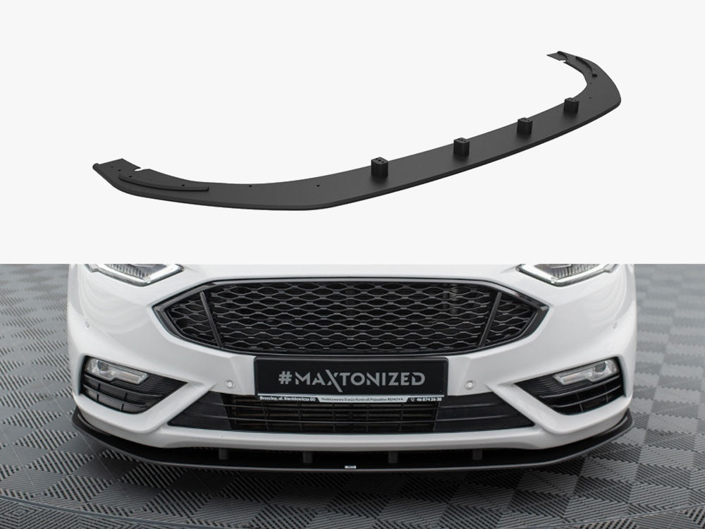 Street PRO Front Splitter compatible with Ford Mondeo Sport Mk5 Facelift / Fusion Sport Mk2 Facelift