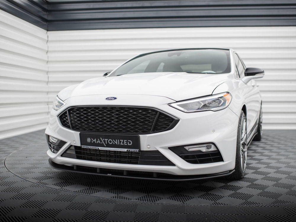 Street PRO Front Splitter compatible with Ford Mondeo Sport Mk5 Facelift / Fusion Sport Mk2 Facelift