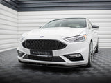 Street PRO Front Splitter compatible with Ford Mondeo Sport Mk5 Facelift / Fusion Sport Mk2 Facelift