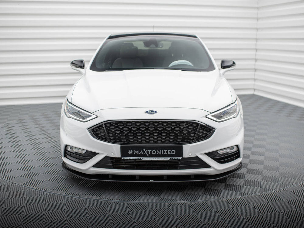 Street PRO Front Splitter compatible with Ford Mondeo Sport Mk5 Facelift / Fusion Sport Mk2 Facelift