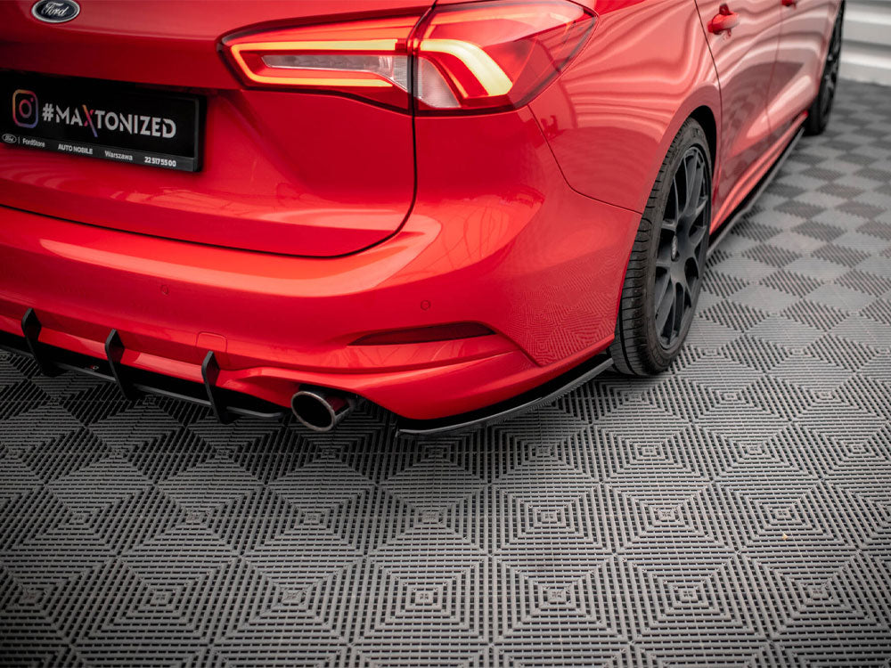 Rear Side Splitters V.5 compatible with Ford Focus ST Estate Mk4