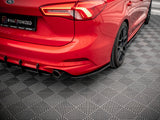 Rear Side Splitters V.5 compatible with Ford Focus ST Estate Mk4