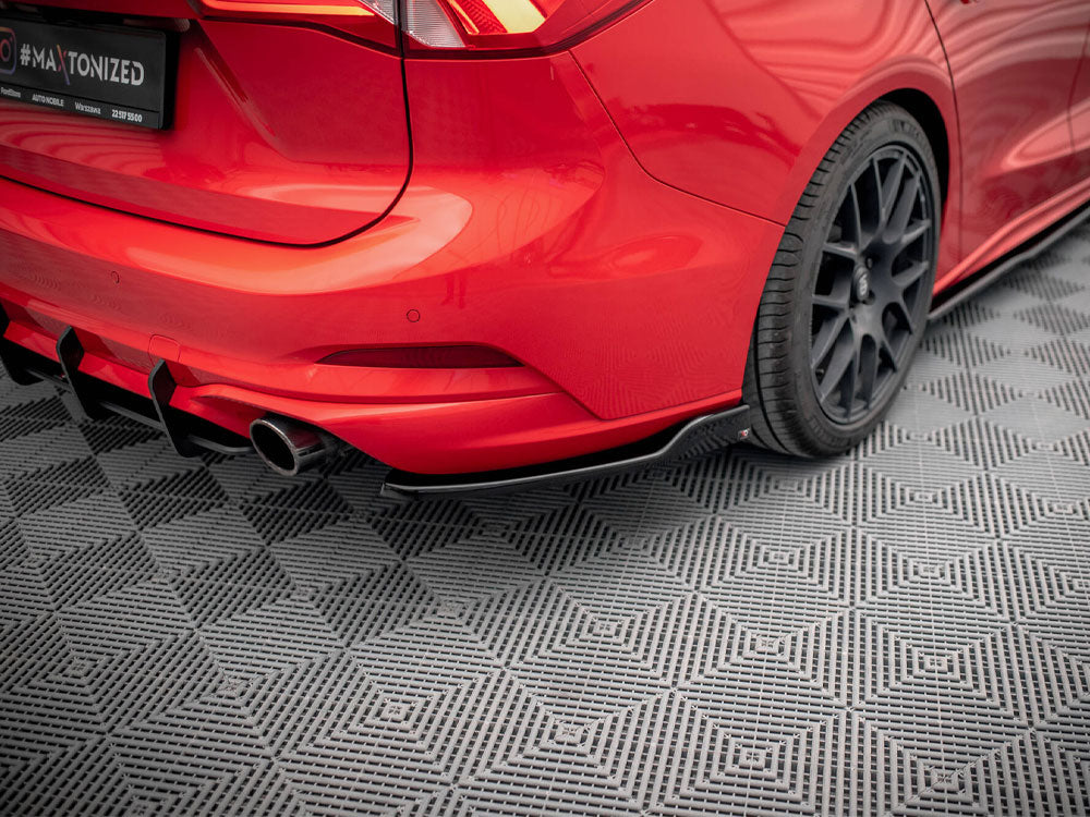 Rear Side Splitters V.6 compatible with Ford Focus ST Estate Mk4