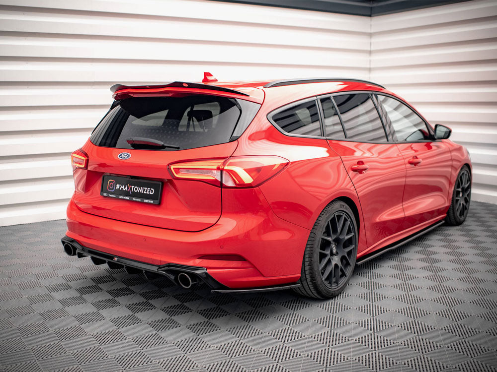 Rear Side Splitters V.7 compatible with Ford Focus ST Estate Mk4