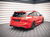 Rear Side Splitters V.8 compatible with Ford Focus ST Estate Mk4