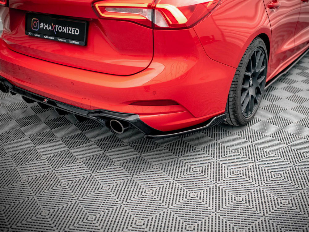 Rear Side Splitters V.8 compatible with Ford Focus ST Estate Mk4