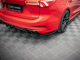 Rear Side Splitters V.8 compatible with Ford Focus ST Estate Mk4