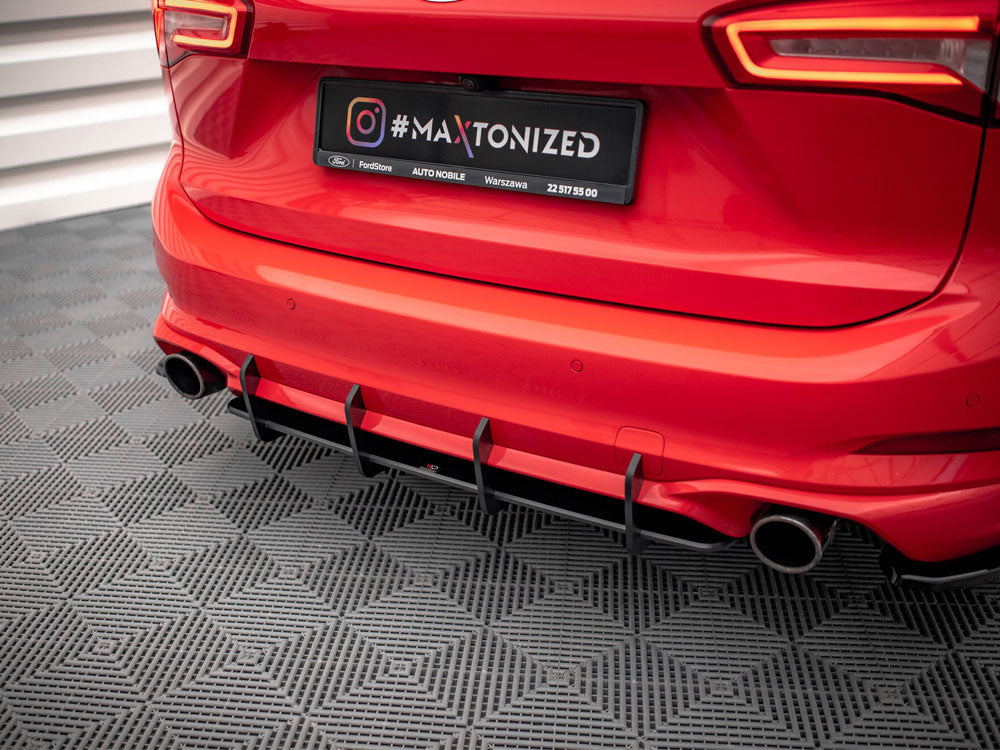 Street PRO Rear Diffuser compatible with Ford Focus Estate ST Mk4