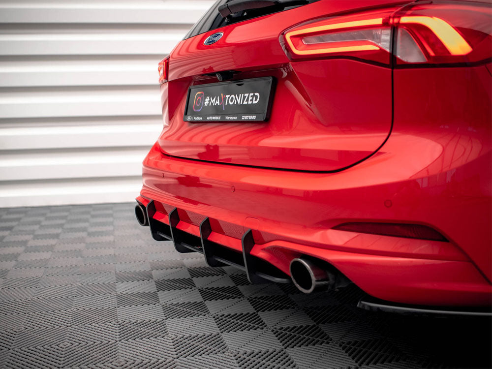 Street PRO Rear Diffuser compatible with Ford Focus Estate ST Mk4