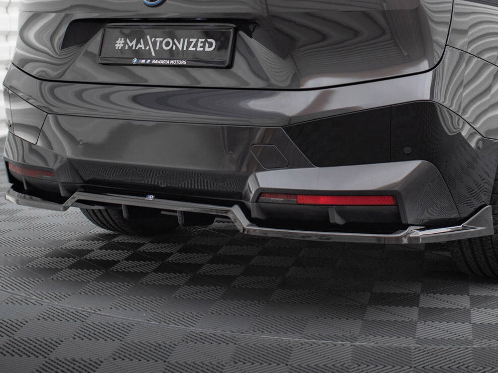 Rear Splitter (Vertical Bars) compatible with BMW iX M-Pack I20