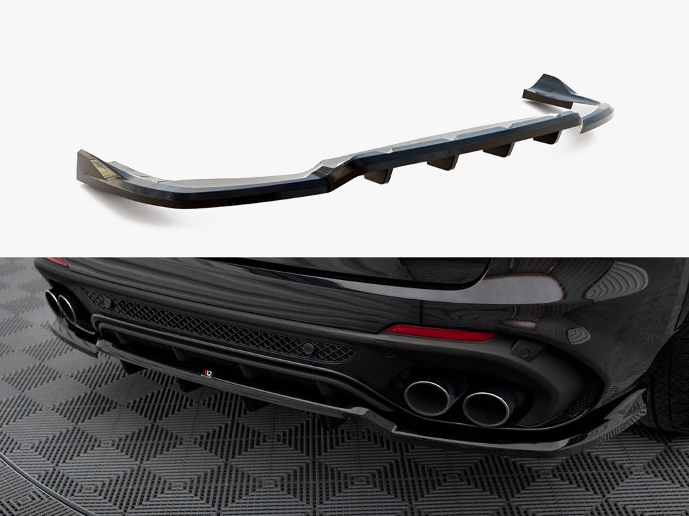 Rear Splitter (Vertical Bars) compatible with Alfa Romeo Stelvio Quadrifoglio Mk1