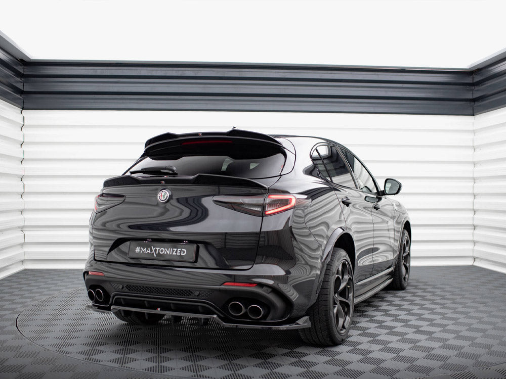 Rear Splitter (Vertical Bars) compatible with Alfa Romeo Stelvio Quadrifoglio Mk1