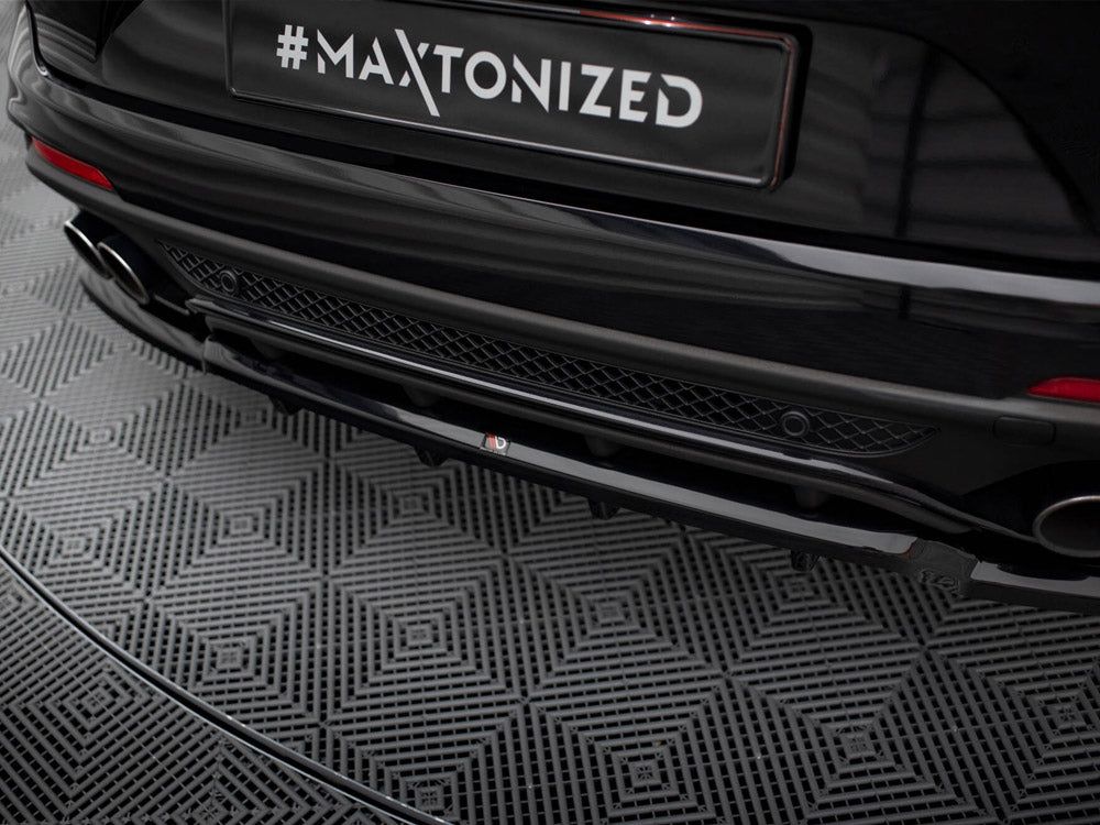 Rear Splitter (Vertical Bars) compatible with Alfa Romeo Stelvio Quadrifoglio Mk1