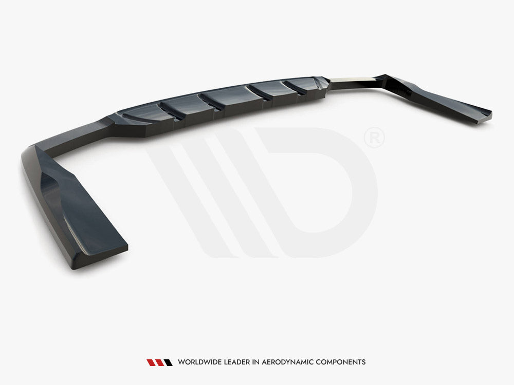 Rear Splitter (Vertical Bars) compatible with Mercedes-AMG GLC 63 Coupe C253 Facelift