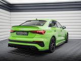 Carbon Fiber Rear Side Splitters compatible with Audi RS 3 Sedan 8Y