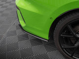 Carbon Fiber Rear Side Splitters compatible with Audi RS 3 Sedan 8Y