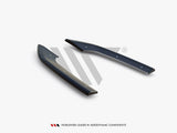 Carbon Fiber Rear Side Splitters compatible with Audi RS 3 Sedan 8Y