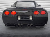 Rear Side Splitters compatible with Chevrolet Corvette C5
