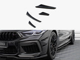 Front Bumper Wings (Canards) compatible with BMW M8 Gran Coupe F93 / Coupe F92