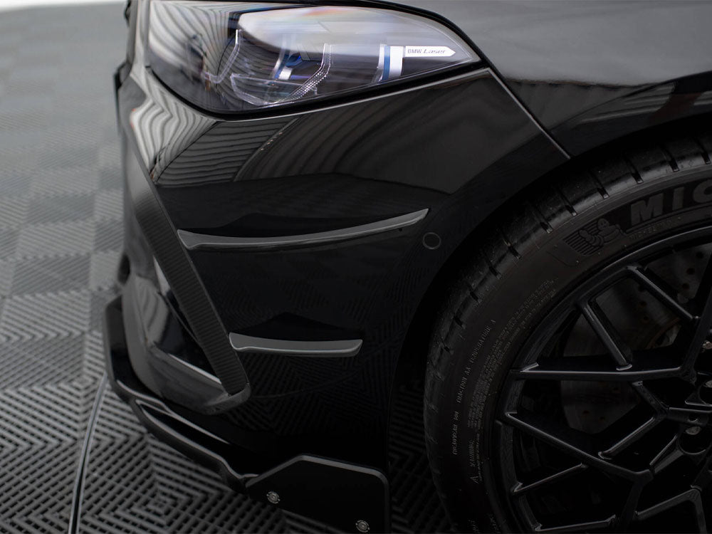 Front Bumper Wings (Canards) compatible with BMW M8 Gran Coupe F93 / Coupe F92