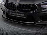 Front Splitter V.1 + Flaps compatible with BMW M8 Gran Coupe F93 / Coupe F92