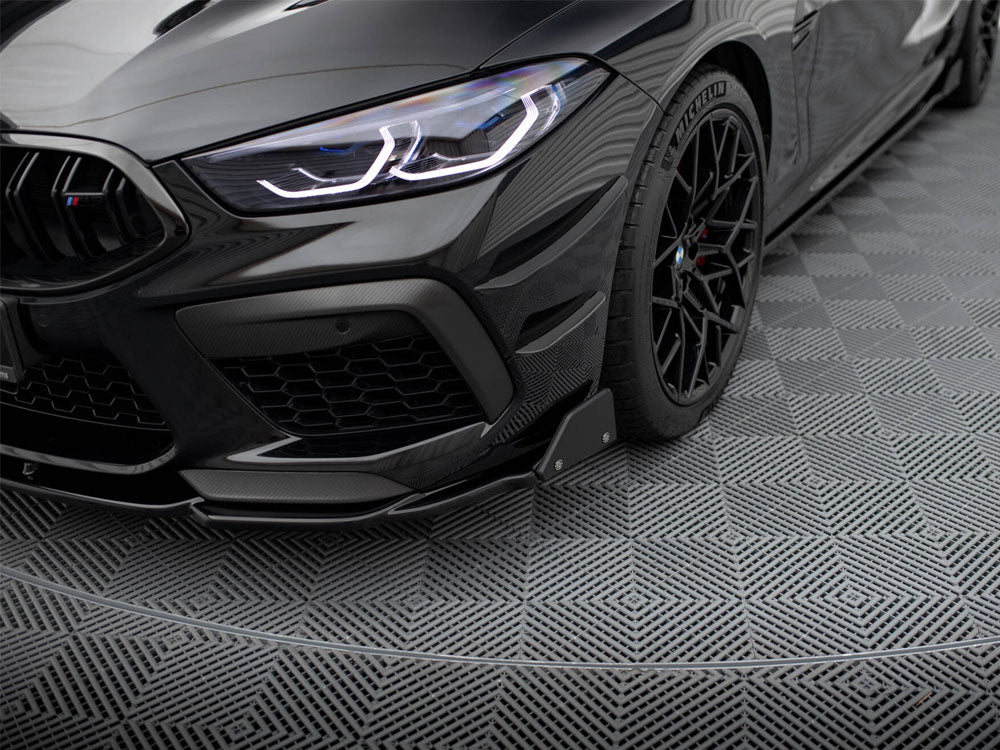 Front Splitter V.1 + Flaps compatible with BMW M8 Gran Coupe F93 / Coupe F92