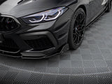 Front Splitter V.1 + Flaps compatible with BMW M8 Gran Coupe F93 / Coupe F92