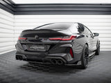 Rear Side Splitters V.1 + Flaps compatible with BMW M8 Gran Coupe F93