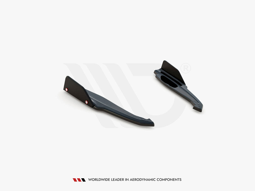 Rear Side Splitters V.1 + Flaps compatible with BMW M8 Gran Coupe F93