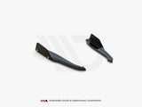 Rear Side Splitters V.1 + Flaps compatible with BMW M8 Gran Coupe F93