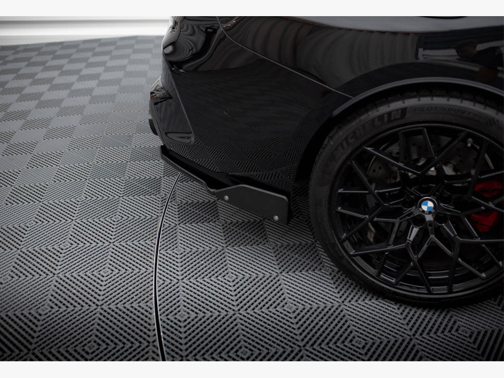 Rear Side Splitters V.1 + Flaps compatible with BMW M8 Gran Coupe F93