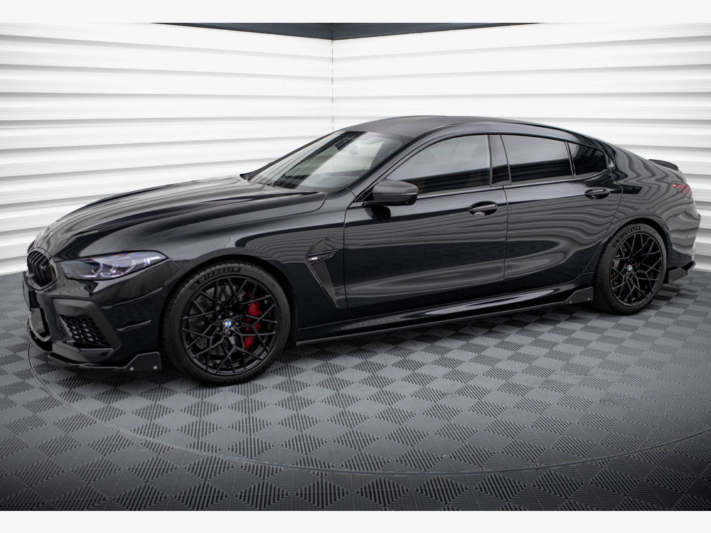 Side Skirts Diffusers V.1 + Flaps compatible with BMW M8 Gran Coupe F93 / 8 Gran Coupe M-Pack G16