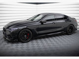 Side Skirts Diffusers V.1 + Flaps compatible with BMW M8 Gran Coupe F93 / 8 Gran Coupe M-Pack G16