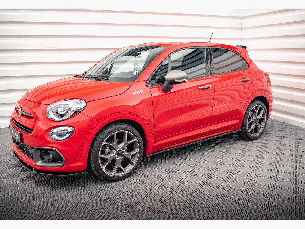 Side Skirts Diffusers compatible with Fiat 500X Sport Mk1 Facelift