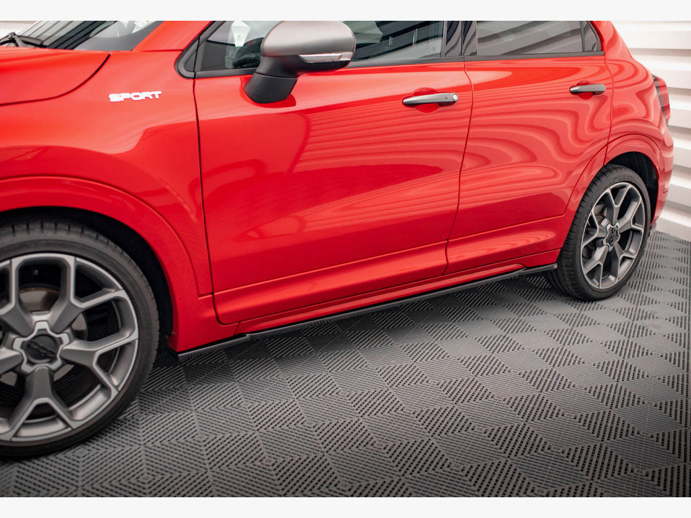 Side Skirts Diffusers compatible with Fiat 500X Sport Mk1 Facelift
