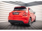 Central Rear Splitter (Vertical Bars) compatible with Fiat 500X Sport Mk1 Facelift