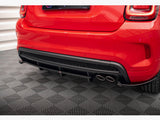 Central Rear Splitter (Vertical Bars) compatible with Fiat 500X Sport Mk1 Facelift