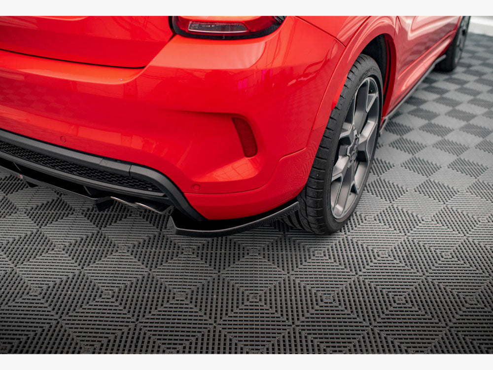 Central Rear Splitter (Vertical Bars) compatible with Fiat 500X Sport Mk1 Facelift