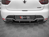 Street PRO Rear Diffuser compatible with Renault Clio RS Mk4