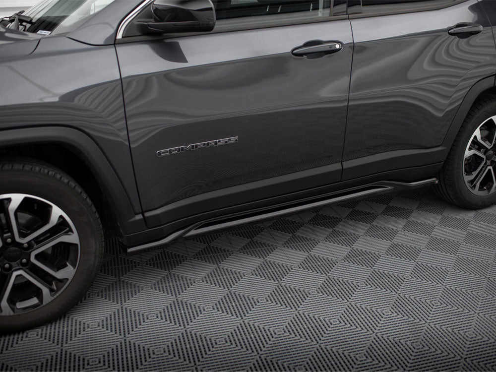 Side Skirts Diffusers compatible with Jeep Compass Limited Mk2 Facelift