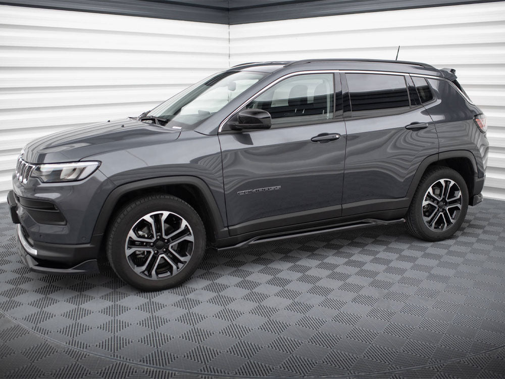 Side Skirts Diffusers compatible with Jeep Compass Limited Mk2 Facelift