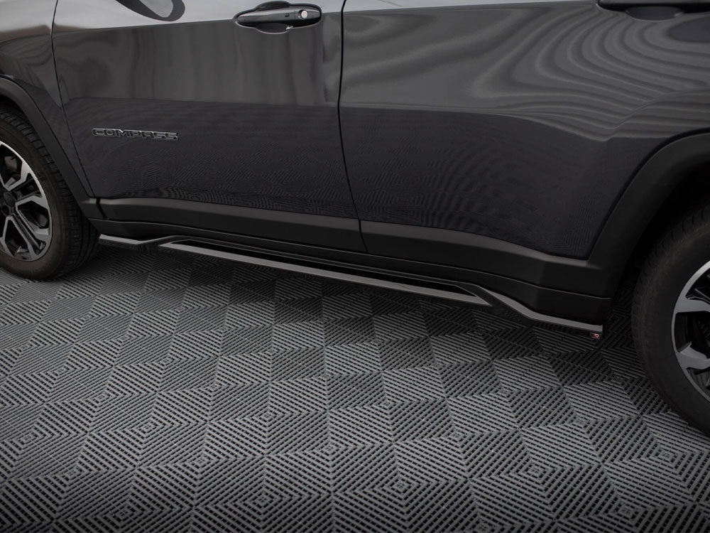 Side Skirts Diffusers compatible with Jeep Compass Limited Mk2 Facelift